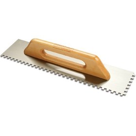 Resim 8X8 MM Dişli Dekor Ahşap Saplı Seramik Malası 30 CM 