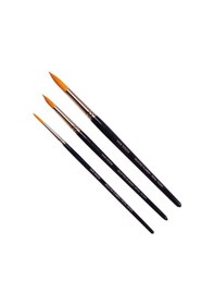 Resim Vangogh Sulu Boya Fırça Yuvarlak Uçlu 191 Seri 3 Lü Set 