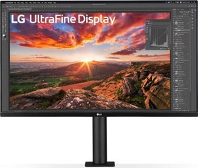 Resim LG 31.5'' 32UN880K-B 60Hz 5ms IPS UHD Pivot FreeSync Monitör 