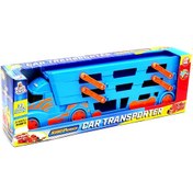 Resim King Toys Yarış Parkurlu Taşıyıcı Tır Mavi 1033 Arabasız Mavi Çok Renkli 