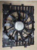 Resim Fan Motoru Setı 517 Mm 4 Fıs 600w 9 Kanat Vw Touareg Porsche Ca 