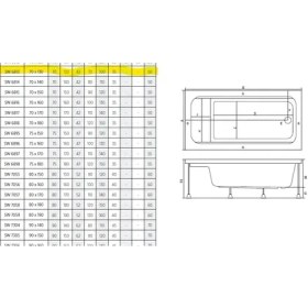 Resim Shower Tuya Oturmalı Küvet 70*130 
