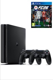 Resim Sony Playstation 4 Slim Kasa 500 Gb+yenilenmiş+2. Ps4 Kol + FIFA FC 2026 Cd si 
