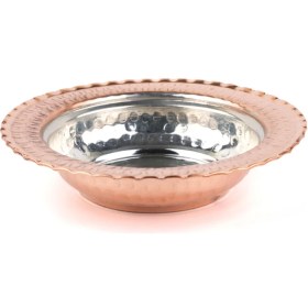 Resim Zinnun Bakır Tabak Kahvaltılık Çerezlik Seti 6'lı 11.5 cm 