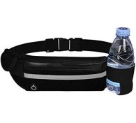 Resim Hombey Spor Su Şişesi Tutuculu Bel Çantası - Su Geçirmez Sbr Kauçuk, Ayarlanabilir Lastik Askı, Spor, Koşu, Bisiklet İçin Diğer 