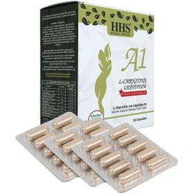 Resim HHS A1 L-Carnitine Lepidium 30 Kapsül 