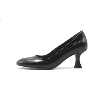Resim ZK Shoes 1555 Zk Kadın Topuklu Rugan Ayakkabı 