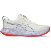 Resim Asics GEL-CUMULUS 27 TOKYO Kadın Bej Mor Koşu Ayakkabısı 1012B955-500 