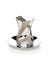 Resim Kcd 2238 12 Parça 6 Kişilik Çay Takımı Gri 