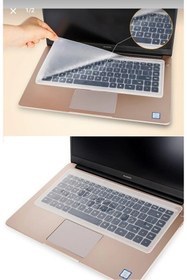 Resim emrebilisim 2 Adet Şeffaf Silikon Notebook Laptop Klavye Koruyucu Anti-toz Ve Su Geçirmez 15,6 Inç 