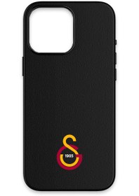 Resim Galatasaray Arma Deri Magsafe Telefon Kılıfı - iPhone 16 Pro 