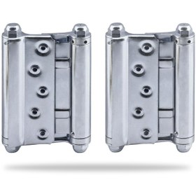 Resim Beşel Yaylı Kapı Menteşesi Teksas Kovboy Menteşe Takımı 1 Çift 33 No 