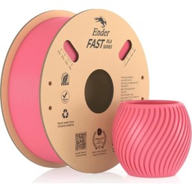 Resim Ender Pla Filament 1,75 Mm, 3D Yazıcı Filament 300 Mm/sn'ye Kadar Yüksek Hız, Geri Dönüştürülebilir Karton Makara, Çoğu Fdm 3D Yazıcıya Uygun - 1 kg (2,2 Lb) Pembe 