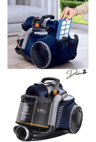 Resim Electrolux Drmz En Hızlı 650 W Ultraflex EUFC81DB Toz Torbasız Elektrikli Süpürge,Hygiene 12 Filtreli (HEPA 12) 