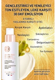Resim Yves Rocher Leke Ve Bitkisel Kök Hücre Bakımı Global Radiance- Vitamin E - 30 Spf Krem 