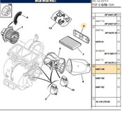 Resim Polen Filtre Kapağı 307 6447kn 