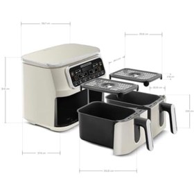Resim Yıldızan AIR PRO COOK DUO KÖZ XXXL 8 L AIRFRYER BEIGE 1053513 