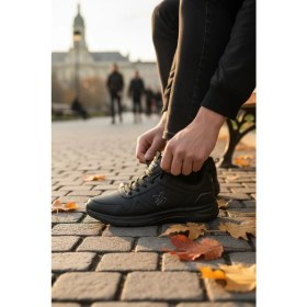 Resim Enoch Erkek Tabanlı Koşu ve Yürüyüş Ayakkabısı - Fileli Sportif Sneaker 
