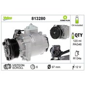 Resim Valeo-813280 Val 813280 Klima Kompresörü Connect 06 Ford Valeo 542651449 