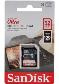 Resim Sandisk Ultra 32Gb Sdhc 100Mb/S Hafıza Kartı 