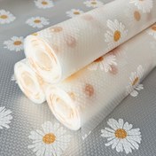 Resim 1 Rulo 3 Metre Raf Lineri Yüksek Kaliteli Kaymaz Raf Lineri Mutfak Dolapları için Modern Desenli Su Geçirmez Raf Kağıdı Dayanıklı EVA Dolap Linerleri Buzdolabı Dolapları ve Çekmeceler için Kesilebilir Tezgahlar Masa Ayakkabı Dolapları Dolaplar Çok Amaçlı EVA Çekmece Matları Kalın Şeffaf İzolasyon Matları Dolap Matları Kağıt Nem Geçirmez Matlar Ayakkabı Dolabı Anti-Kir Matları Su Geçirmez Kaymaz Matlar, Raf Linerleri 