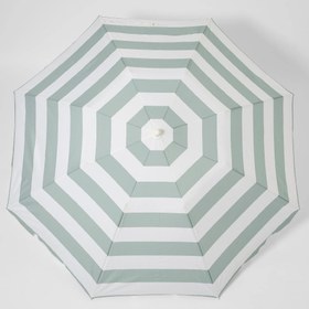 Resim Sunnylife Plaj Şemsiyesi - La Palma Sage Stripe 