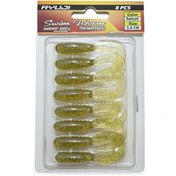 Resim Ryuji Swim Worm 5.5 CM TPR Kokulu Silikon Yem Light Oil 