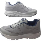 Resim Best Of Erkek Buz Gri Ultra Hafif Ortopedik Taban Günlük Yürüyüş Ayakkabısı BEESTF-9998 