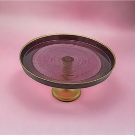 Resim Glaze Mud Kek Standı Bordo 28 cm 