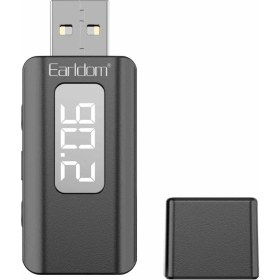 Resim Earldom BR17 Bluetooth 5.3 FM Transmitter - SD Kart, Aux Çıkışlı, Eller Serbest Arama Destekli Dijital Ekranlı Araç USB Şarj Cihazı 