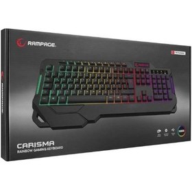 Resim Rampage Kb-r46 Carısma Usb Rainbow Aydınlatmalı Q Gaming Oyuncu Klavye 