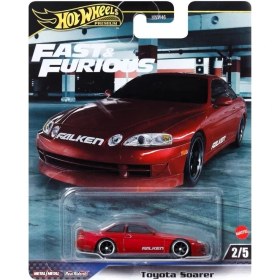 Resim Hot Wheels Oyuncak Araba Toyota Soarer Hızlı ve Öfkeli Metal Gövde ile 1:64 Ölçekli 