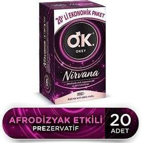 Resim Okey Nirvana 20'li + Hisset 20'li Prezervatif 