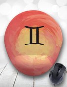 Resim Atölye Çizgi Ikizler Burcu Bilek Destekli Mouse Pad 