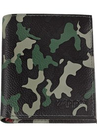 Resim Zippo Deri Cüzdan Tri-fold Yeşil Yeşil 