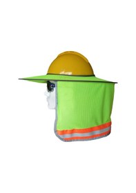 Resim Samdoo İnşaat Ve Açık Hava Kullanımı İçin Yansıtıcı Güneşlikli Emniyet Kaskı Siperliği 