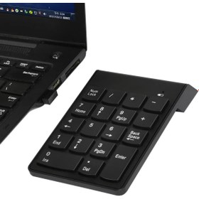 Resim Abbruch Mini Klavye Numaratör Kablosuz Usb Numerik Klavye Tuş Takımı Numpad 