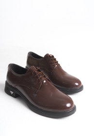 Resim luuq shoes APEX Bağcıklı Rugan Kadın Oxford Ayakkabı 