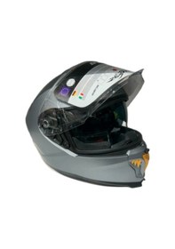 Resim Sway Kask Sway SW-865 Mat Gri Güneş Gözlüklü 