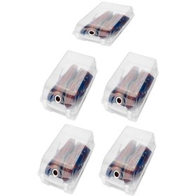 Resim Toptanfoni Şeffaf Bay Ayakkabı Saklama Kutusu 5'li Saklama Ve Koruma Kutusu Şeffaf 