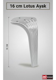 Resim Lotus Koltuk 16 Cm Krom 4 Adet Yatak Odası Tv Ünitesi Konsol Ve Sehpa Ofis Mobilyası Ayağı Krom 