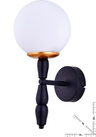 Resim polataydinlatma RENAS BEYAZ OPAL CAMLI APLiK (SiYAH) 