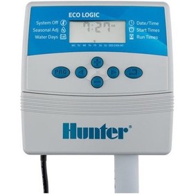 Resim Hunter Eco-logic 4 İstasyonlu, İç Mekan, 24v Ac. Elektrikli Sulama Kontrol Ünitesi 