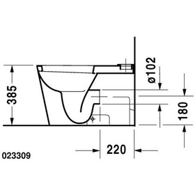 Resim Duravıt Starck 1 Takım Klozetı 0233390075 