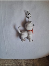 Resim Amigurumi Kedi Anahtarlık 