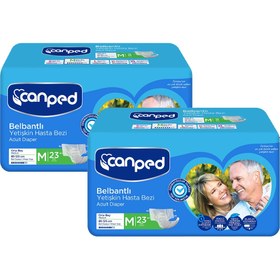 Resim Canped Belbantlı Hasta Bezi Orta 23'lü x2 