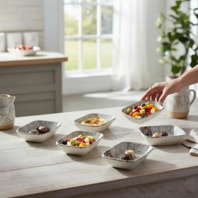 Resim Artemis Dikdörtgen Çerezlik / Kayık 13 cm 6 ADET-18192 