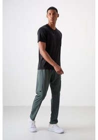 Resim Tommy Life Haki Polyester İnce Yumuşak Comfort Fit Erkek Eşofman Alt - 82120 Haki 