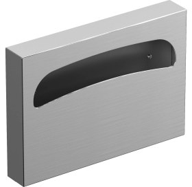 Resim Vitra Arkitekta A44341 Klozet Kapak Örtüsü Dispenseri, Paslanmaz Çelik 