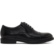 Resim Men's Black Lace-up Leather Casual Shoes Derimod